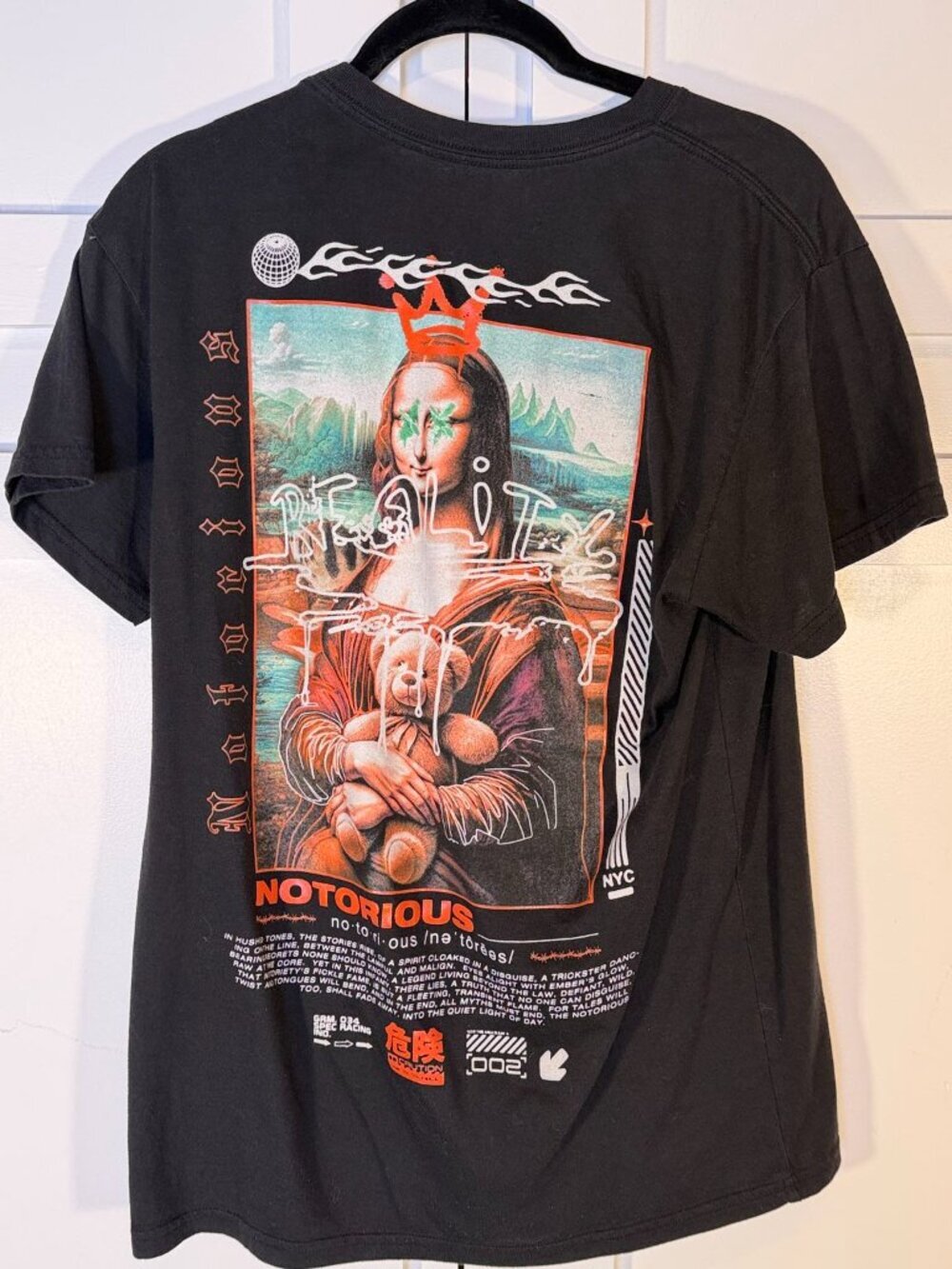 Fresh Laundry Men's Graphic T-Shirt M Black